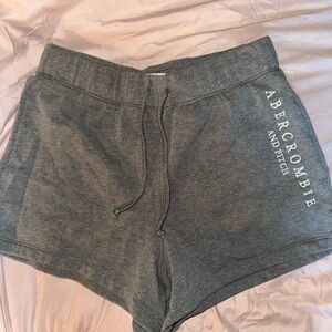 Abercrombie & Fitch Soft Gray Women's Shortie Shorts